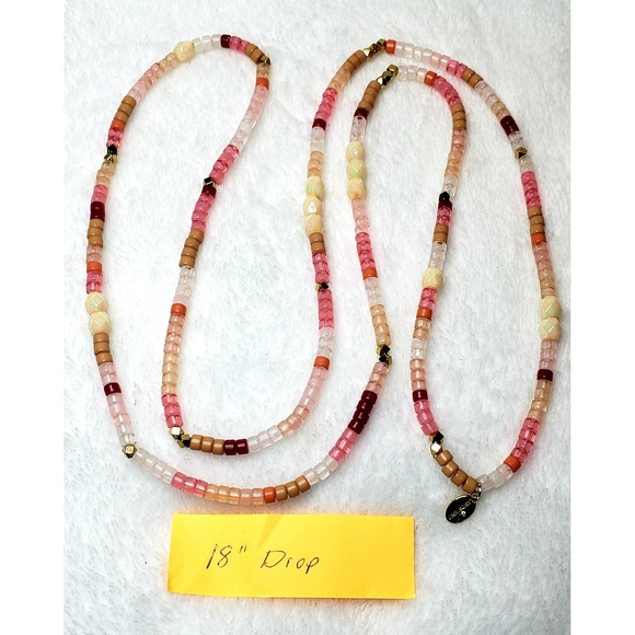 Lands End Jewelry 2 white Necklaces, 2 Stretch Necklaces/Bracelets - Picture 9 of 14